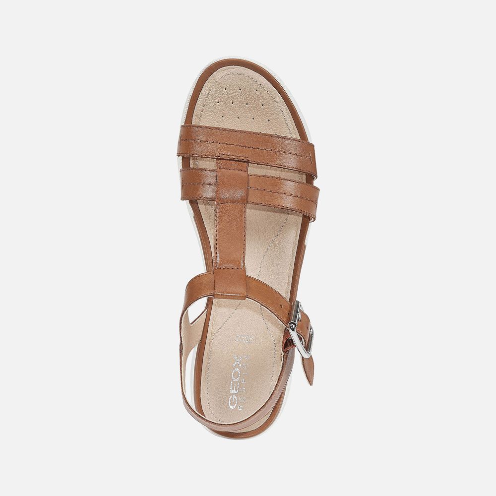 Sandalias Geox Senhora Marrom - Hiver - PGASI2396